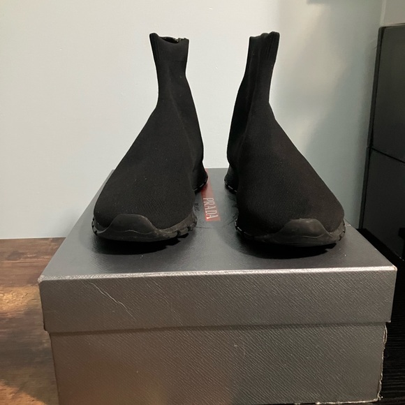 Prada mens sports knit sock shoes size 11 - Picture 6 of 6